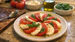 Insalata caprese perfetta in 10 minuti: il trucco per non “allagarla” nel piatto