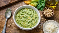 Pesto di fiori di zucca a crudo: pronto in 10 minuti per pasta e crostini